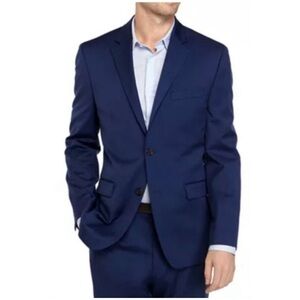Crown & Ivy Men's navy icon motion flex blazer 40R